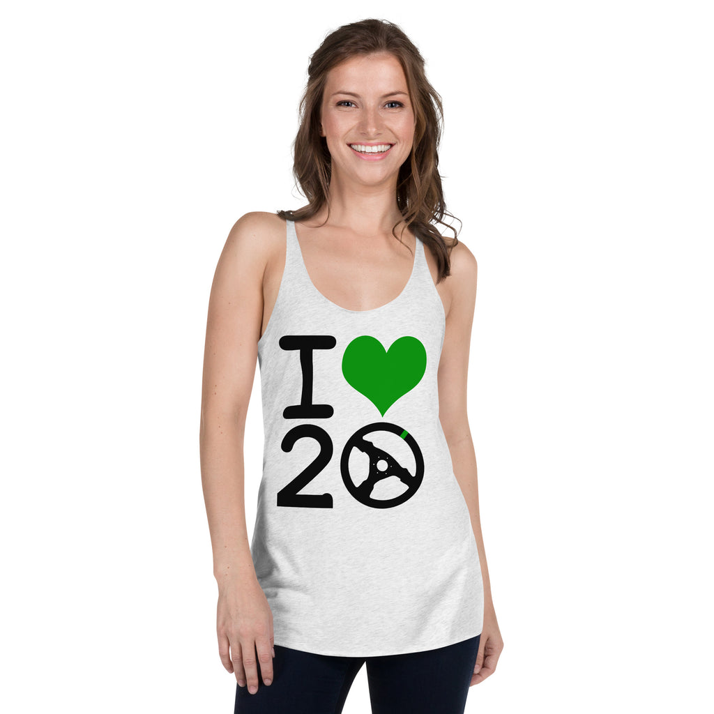 I Luve 2 Drive Women's Racerback Tank