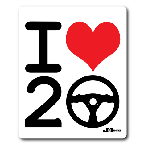 'I Luv 2 Drive' Sticker