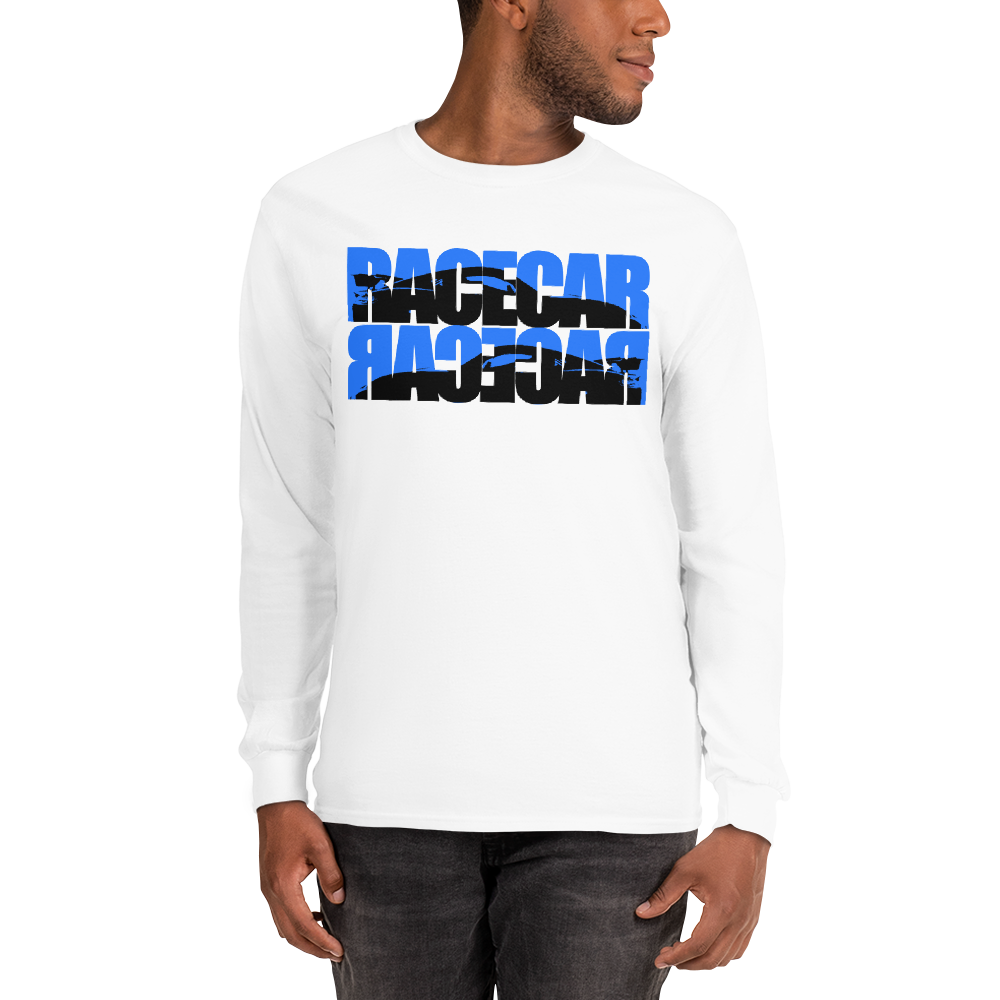 RACECAR is a Palindrome (Blue) - Long Sleeve Shirt