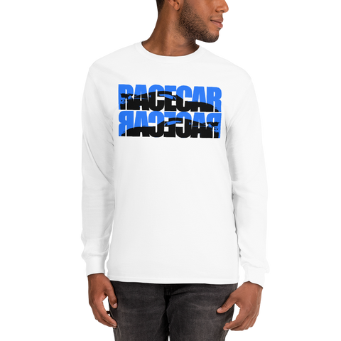 RACECAR is a Palindrome (Blue) - Long Sleeve Shirt